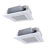 日本キヤリア/旧東芝 GUXB11213MUB 業務用エアコン 天井カセット形 4方向吹出し ウルトラパワーエコ 同時ツイン P112 4馬力 三相200V ワイヤード ♭♪