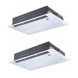 日本キヤリア/旧東芝 GSXB11213XU 業務用エアコン 天井カセット形 1方向吹出し ウルトラパワーエコ 同時ツイン P112 4馬力 三相200V ワイヤレス 受注生産品 ♭♪§