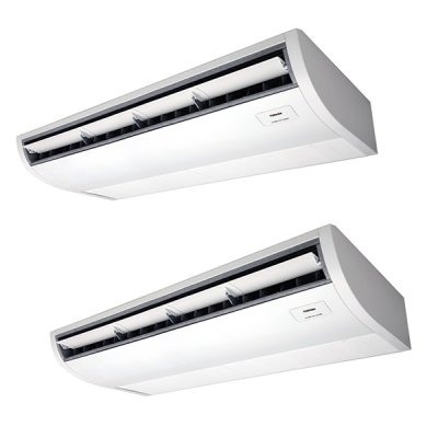 画像1: 日本キヤリア/旧東芝 GCXB28013XU 業務用エアコン 天井吊形 ウルトラパワーエコ 同時ツイン P280 10馬力 三相200V ワイヤレス ♪
