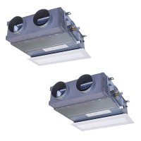日本キヤリア/旧東芝 GBXB11213MUB 業務用エアコン 天井埋込形 ビルトイン ウルトラパワーエコ 同時ツイン P112 4馬力 三相200V ワイヤード ♭♪