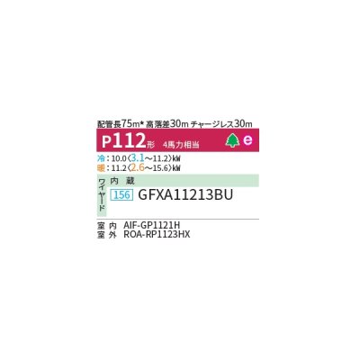 画像2: 日本キヤリア/旧東芝 GFXA11213BU 業務用エアコン 床置形 スタンド ウルトラパワーエコ シングル P112 4馬力 三相200V ワイヤード ♭♪