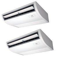 日本キヤリア/旧東芝 GCSB11214XU 業務用エアコン 天井吊形 スーパーパワーエコゴールド 同時ツイン P112 4馬力 三相200V ワイヤレス ♭♪∀