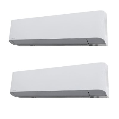 画像1: 日本キヤリア/旧東芝 GKSB11214XU 業務用エアコン 壁掛形 スーパーパワーエコゴールド 同時ツイン P112 4馬力 三相200V ワイヤレス ♭♪∀