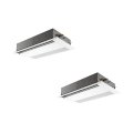 三菱 PMZX-DHRMP80F4 業務用エアコン 1方向天井カセット ズバ暖スリム DHシリーズ 同時ツイン P80形 3馬力 三相 200V ワイヤード ♭♪
