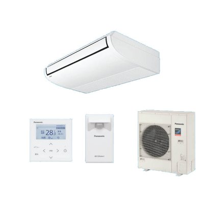 画像1: パナソニック PA-P80T7SGB 業務用エアコン 天井吊形 XEPHY Premium エコナビ シングル P80形 3馬力 単相200Ｖ ♪♭