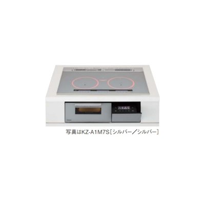 画像1: パナソニック KZ-A1M6S IHクッキングヒーター ビルトインタイプ 幅60cm Aシリーズ 3口 トップ：シルバー