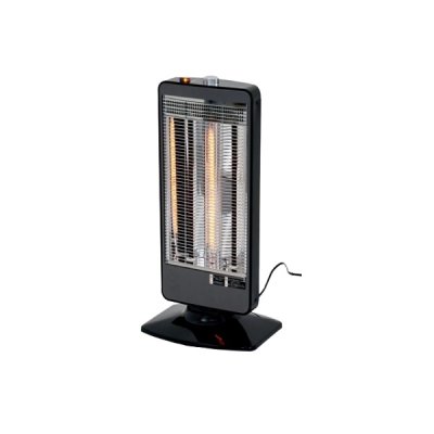 画像1: ユアサプライムス YKT-SCS12E(K) 電気ストーブ ３灯管ハイブリット ブラック ℃℃
