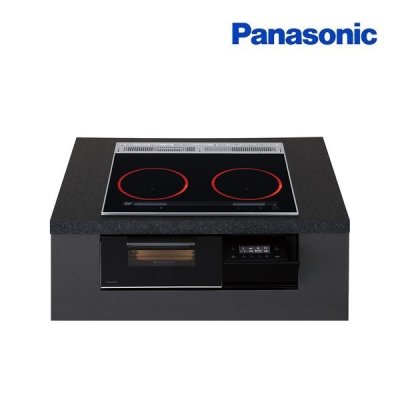 画像1: [在庫あり] パナソニック KZ-A1W6K IHクッキングヒーター ビルトインタイプ 幅60cm Aシリーズ 2口 トップ：ジェットブラック ☆2