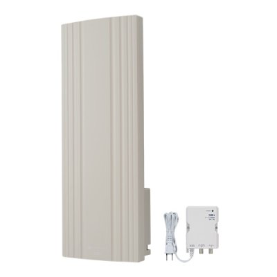 画像1: サン電子 WG20B-B 地デジ用 ブースタ内蔵UHF平面アンテナ 水平専用 ベージュ [￡]