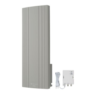 画像1: サン電子 WG20B-G 地デジ用 ブースタ内蔵UHF平面アンテナ 水平専用 グレージュ [￡]