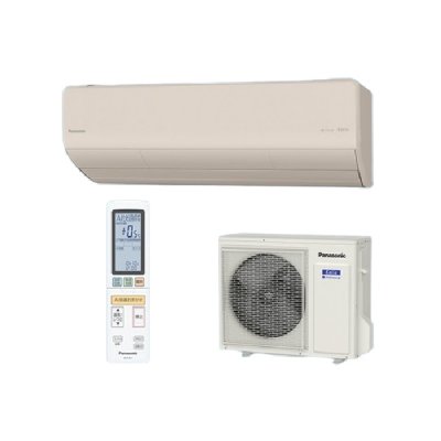 画像1: パナソニック CS-405DHX2-C エアコン 14畳 ルームエアコン HXシリーズ ナノイーX 単相200V 14畳程度 ノーブルベージュ (CS-404DHX2-Cの後継品)