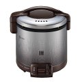 リンナイ [RR-050FS(A)(DB) 都市ガス] ガス炊飯器 こがまる FSシリーズ 0.9L(1〜5合) 炊飯専用 ダークブラウン ガス用ゴム管別売
