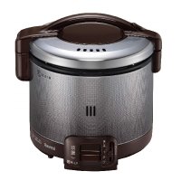 リンナイ [RR-030FS(A)(DB) プロパン] ガス炊飯器 こがまる FSシリーズ 0.54L(0.5〜3合) 炊飯専用 ダークブラウン ガス用ゴム管別売
