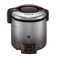 リンナイ [RR-050FS(A)(DB) プロパン] ガス炊飯器 こがまる FSシリーズ 0.9L(1〜5合) 炊飯専用 ダークブラウン ガス用ゴム管別売