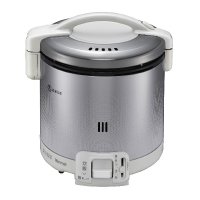 リンナイ [RR-050FS(A)(W) プロパン] ガス炊飯器 こがまる FSシリーズ 0.9L(1〜5合) 炊飯専用 グレイッシュホワイ ガス用ゴム管別売