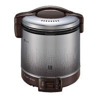 リンナイ [RR-100FS(A)(DB) プロパン] ガス炊飯器 こがまる FSシリーズ 1.8L(2〜10合) 炊飯専用 ダークブラウン ガス用ゴム管別売