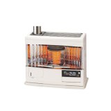 長府/サンポット UFH-7732UKC D 石油ストーブ 床暖房内蔵 煙突式 カベック ホワイト (UFH-7732UKC C 後継品)♪