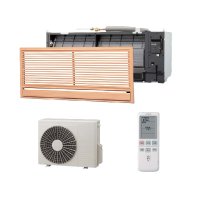 日立 [RAJ-A40SD + 前面グリル + 据付木枠] ハウジングエアコン 壁埋込みタイプ JAシリーズ 白くまくん 14畳程度 単相200V (RAJ-36D2の後継品) ♪