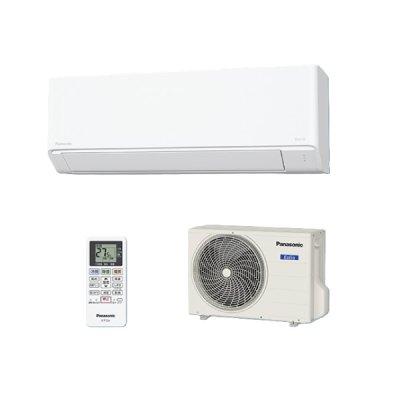 画像1: パナソニック CS-405DFL2-W エアコン 14畳 ルームエアコン Fシリーズ ナノイーX 単相200V 14畳程度 クリスタルホワイト (CS-404DFL2-Wの後継品)