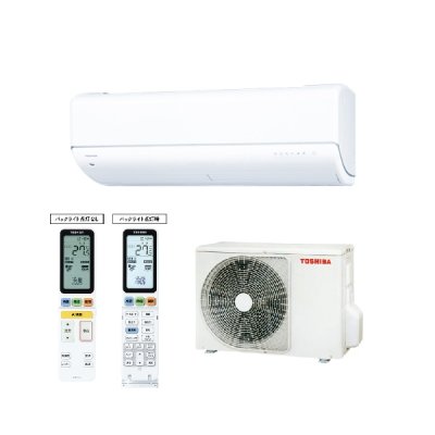 画像1: 日本キヤリア/旧東芝 RAS-U251DR(W) エアコン 8畳 ルームエアコン U-DRシリーズ 大清快 単相100V 8畳程度 ホワイト