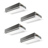 三菱 PMZD-ERMP224F5 業務用エアコン 1方向天井カセット スリムER 同時フォー P224形 8馬力 三相 200V ワイヤード ♪∀