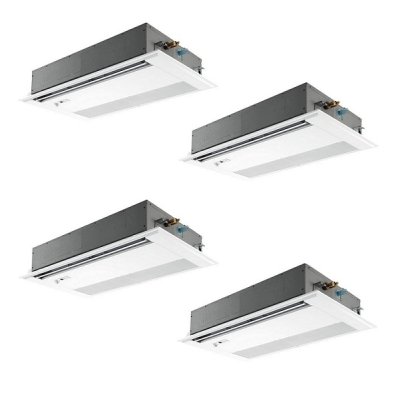 画像1: 三菱 PMZD-ERMP224FE5 業務用エアコン 1方向天井カセット スリムER 同時フォー P224形 8馬力 三相 200V ワイヤード ♪∀