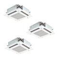 三菱 PLZT-ERMP160HLE5 業務用エアコン 4方向天井カセット i-スクエアタイプ スリムER 同時トリプル P160形 6馬力 三相 200V ワイヤレス ♪∀