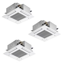 三菱 PLZT-ZRMP224G5 業務用エアコン 4方向天井カセット コンパクトタイプ スリムZR 同時トリプル P224形 8馬力 三相 200V ワイヤード ♪∀