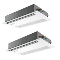 三菱 PMZX-HRMP160FF5 業務用エアコン 1方向天井カセット ズバ暖スリム Hシリーズ 同時ツイン P160形 6馬力 三相 200V ワイヤード 受注生産品 §♪
