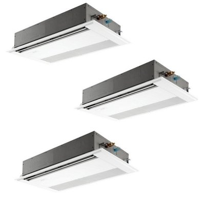 画像1: 三菱 PMZT-HRMP160F5 業務用エアコン 1方向天井カセット ズバ暖スリム Hシリーズ 同時トリプル P160形 6馬力 三相 200V ワイヤード ♪