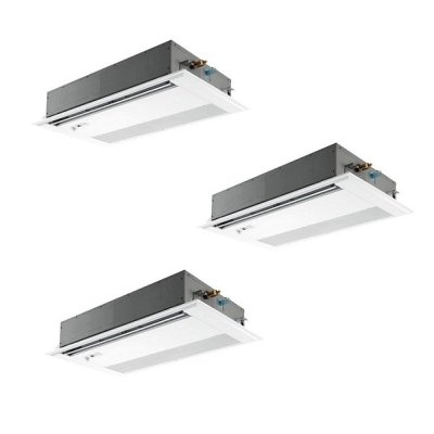 画像1: 三菱 PMZT-HRMP160FF5 業務用エアコン 1方向天井カセット ズバ暖スリム Hシリーズ 同時トリプル P160形 6馬力 三相 200V ワイヤード ♪