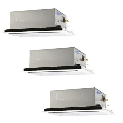 画像1: 三菱 PLZT-HRMP160L5 業務用エアコン 2方向天井カセット ズバ暖スリム Hシリーズ 同時トリプル P160形 6馬力 三相 200V ワイヤード ♪
