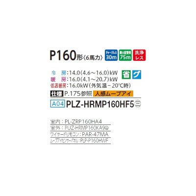 画像2: 三菱 PLZ-HRMP160HF5 業務用エアコン 4方向天井カセット i-スクエアタイプ ズバ暖スリム Hシリーズ 標準シングル P160形 6馬力 三相 200V ワイヤード ♪