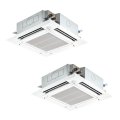 三菱 PLZX-DHRMP112HBF5 業務用エアコン 4方向天井カセット i-スクエアタイプ ズバ暖スリム DHシリーズ 同時ツイン P112形 4馬力 三相 200V ワイヤード ♪