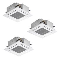 三菱 PLZT-HRMP160G5 業務用エアコン 4方向天井カセット コンパクトタイプ ズバ暖スリム Hシリーズ 同時トリプル P160形 6馬力 三相 200V ワイヤード ♪