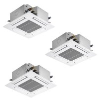 三菱 PLZT-HRMP160G5 業務用エアコン 4方向天井カセット コンパクトタイプ ズバ暖スリム Hシリーズ 同時トリプル P160形 6馬力 三相 200V ワイヤード ♪