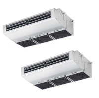 三菱 PCZX-ERMP160H5 業務用エアコン 厨房用天吊 スリムER 同時ツイン P160形 6馬力 三相 200V ワイヤード ♪