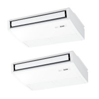 三菱 PCZX-ERMP80SKL5 業務用エアコン 天吊 スリムER 同時ツイン P80形 3馬力 単相 200V ワイヤレス ♪∀