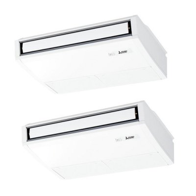 画像1: 三菱 PCZX-ERMP80SKL5 業務用エアコン 天吊 スリムER 同時ツイン P80形 3馬力 単相 200V ワイヤレス ♪∀