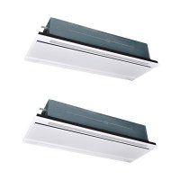 三菱重工 [FDTWV2806HP6S ホワイトパネル] 業務用エアコン 天井埋込形2方向吹出し ツイン ハイパーインバータ P280 10馬力 三相200V ワイヤード ♪