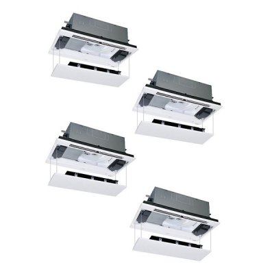 画像1: 三菱重工 [FDTWV2246HD6S ラクリーナパネル] 業務用エアコン 天井埋込形2方向吹出し Wツイン ハイパーインバータ P224 8馬力 三相200V ワイヤード ♪