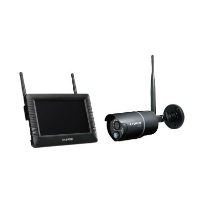 画像1: マスプロ電工 WHCBL7M4 モニター＆ワイヤレスHDカメラセット モニター＆カメラセット(Full HD) モニターサイズ7インチ バレット型カメラ
