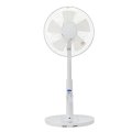 ユアサプライムス YUASA YT-3240GR(W) リビングファン 扇風機 5枚羽根 リモコン付き 風量3段階 ホワイト ℃℃