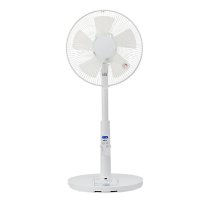 ユアサプライムス YUASA YT-3240GR(W) リビングファン 扇風機 5枚羽根 リモコン付き 風量3段階 ホワイト ℃℃