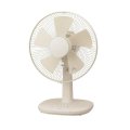 ユアサプライムス YUASA YT-3011F(LC) ミニリビングファン 扇風機 5枚羽根 コンパクト お座敷扇 押しボタン ベージュ ℃℃