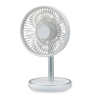 ユアサプライムス YUASA YL-DCL170GM(W) コンパクトファン DCモーター 小型 扇風機 USB給電 上下伸縮 ホワイト ℃℃