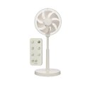 ユアサプライムス YUASA YKT-D3423GFR(C) リビングファン 扇風機 DCモーター 真上可能 リモコン付き 微風 省エネ 静音 ベージュ ℃℃