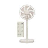 ユアサプライムス YUASA YKT-D3423GFR(C) リビングファン 扇風機 DCモーター 真上可能 リモコン付き 微風 省エネ 静音 ベージュ ℃℃