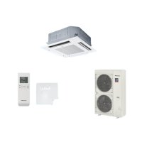 パナソニック PA-P112U7GNBX 業務用エアコン 4方向天井カセット形 XEPHY Premium 標準(ワイヤレス) シングル P112 形4.0馬力 三相200V ♪