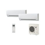 パナソニック [PA-P80K7GDBX＋分岐管] 業務用エアコン 壁掛形 XEPHY Premium エコナビ(ワイヤレス) 同時ツイン P80 形3.0馬力 三相200V ♪